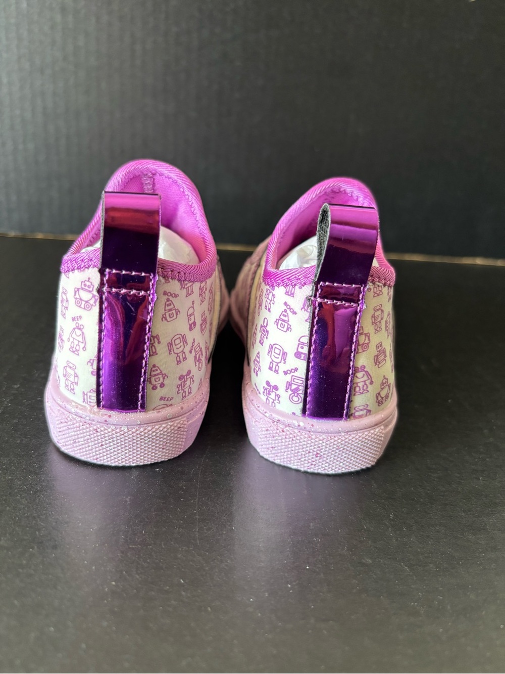 New Girls Kazoom Kids Purple Sneakers - Picture 5 of 6